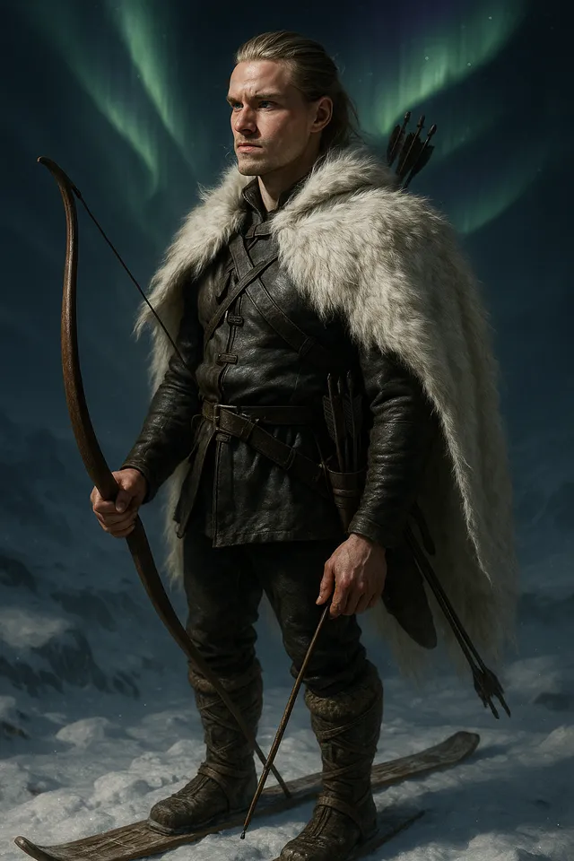 Ullr, God of the Bow, God of Skiing, Winter's Guardian