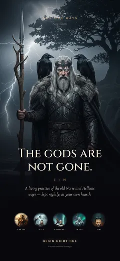 The Old Ways app — The gods are not gone