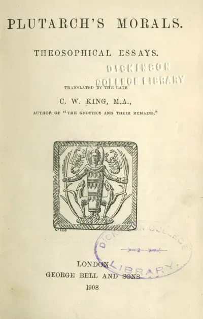 Cover of Theosophical Essays